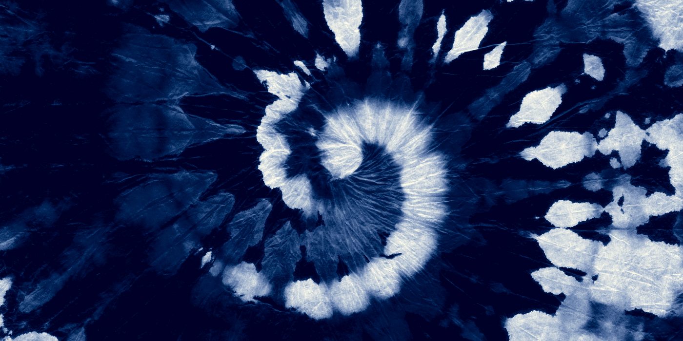 Tissu teinté à l'indigo